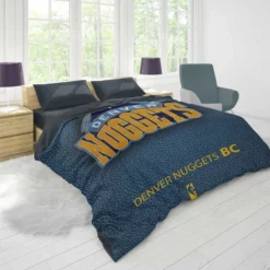 Denver Nuggets NBA Basketball Club Logo Duvet Cover 1