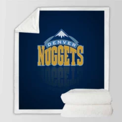 Denver Nuggets Professional NBA Basketball Team Sherpa Fleece Blanket