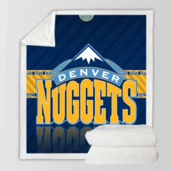 Denver Nuggets Top Ranked NBA Basketball Team Sherpa Fleece Blanket
