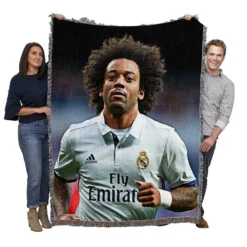 Dependable Sports Player Marcelo Vieira Woven Blanket