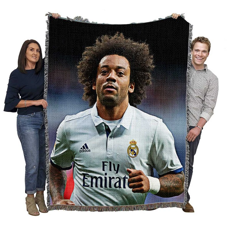 Dependable Sports Player Marcelo Vieira Woven Blanket
