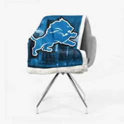 Detroit Lions NFL American Football Team Sherpa Fleece Blanket 2