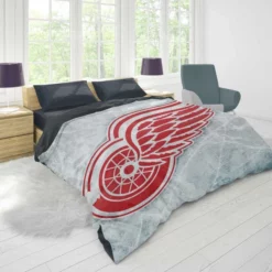 Detroit Red Wings Professional Hockey Club Duvet Cover 1