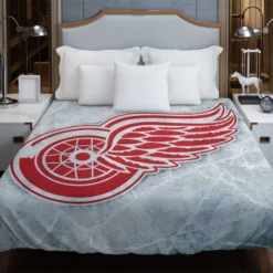 Detroit Red Wings Professional Hockey Club Duvet Cover