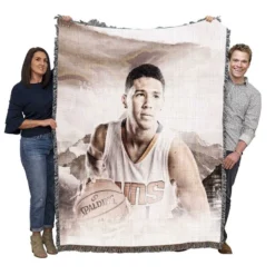 Devin Booker Popular NBA Basketball Player Woven Blanket