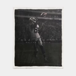 Dez Bryant Energetic NFL Football Player Sherpa Fleece Blanket 1