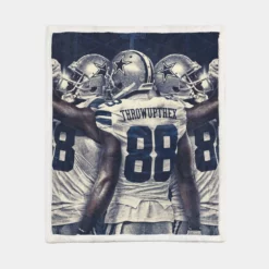 Dez Bryant Exellelant NFL American Football Player Sherpa Fleece Blanket 1