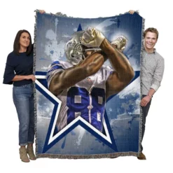 Dez Bryant Popular NFL Football Player Woven Blanket