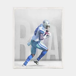 Dez Bryant Professional NFL American Football Player Sherpa Fleece Blanket 1