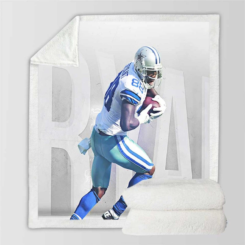 Dez Bryant Professional NFL American Football Player Sherpa Fleece Blanket