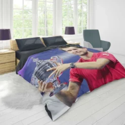 Dominic Thiem Austrian Tennis Player Duvet Cover 1