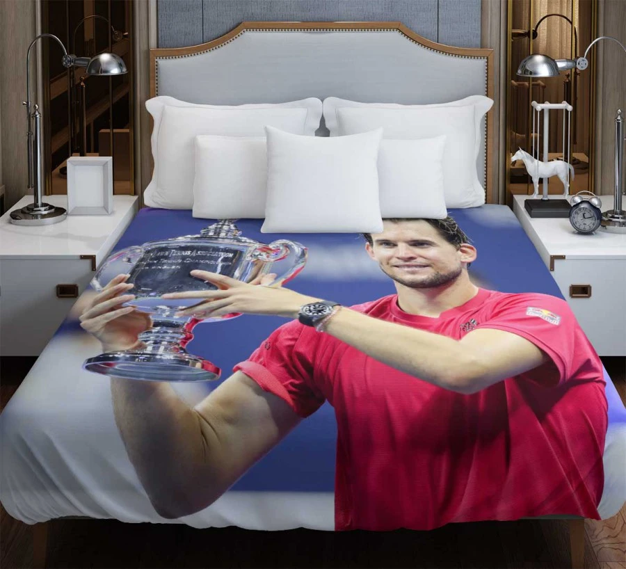 Dominic Thiem Austrian Tennis Player Duvet Cover