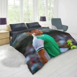 Dominic Thiem Top Ranked Austrian Tennis Player Duvet Cover 1