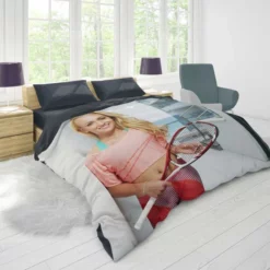 Donna Vekic Excellent Croation Tennis Player Duvet Cover 1