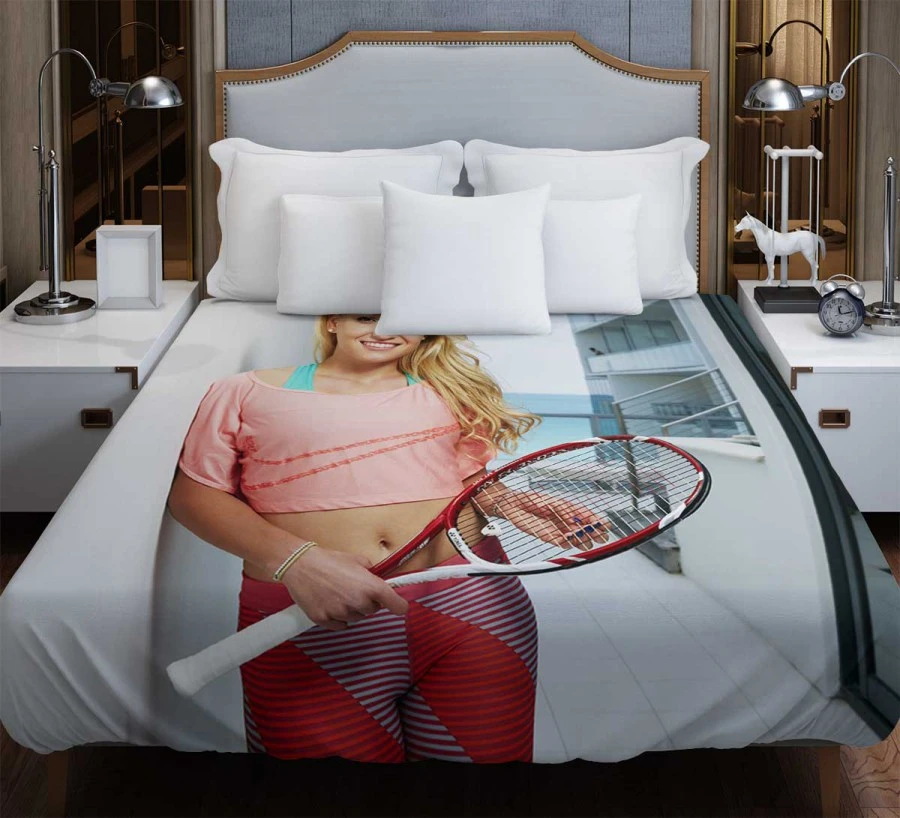 Donna Vekic Excellent Croation Tennis Player Duvet Cover