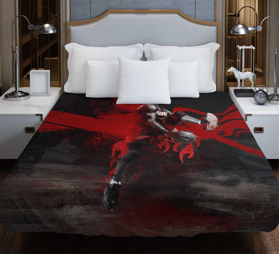 Dwyane Wade Exellelant NBA Basketball Player Duvet Cover