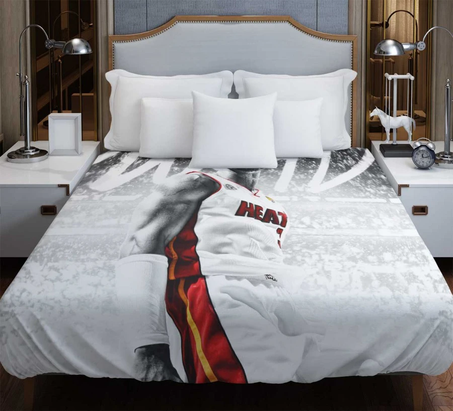 Dwyane Wade NBA Basketball Player Duvet Cover