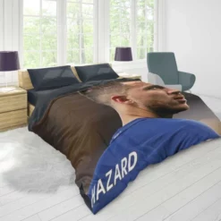 Eden Hazard Awesome Captain in belgium Duvet Cover 1