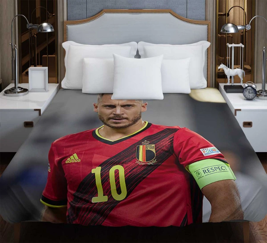 Eden Hazard Best Belgium Captain Duvet Cover