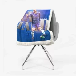 Eden Hazard  Chelsea Star Player Sherpa Fleece Blanket 2