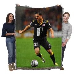 Eden Hazard LOSC LILLE Football Player Woven Blanket