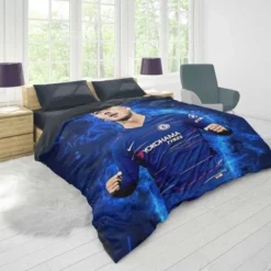 Eden Hazard Popular Chelsea Football Player Duvet Cover 1