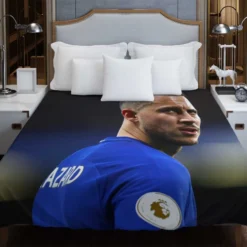 Eden Hazard Premier League Soccer Player Duvet Cover