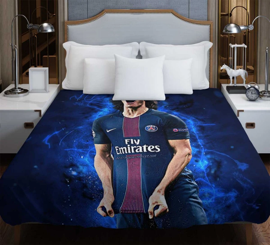 Edinson Cavani Excellent PSG Football Player Duvet Cover