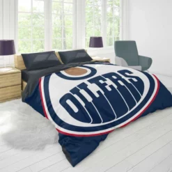 Edmonton Oilers Professional NHL Hockey Team Duvet Cover 1