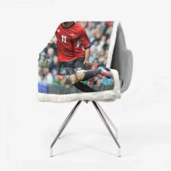 Egyptian Football Player Mohamed Salah Sherpa Fleece Blanket 2