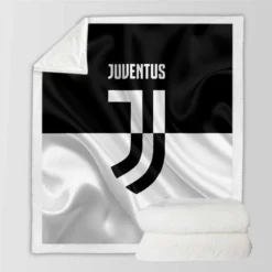 Encouraging Football Club Juventus Logo Sherpa Fleece Blanket