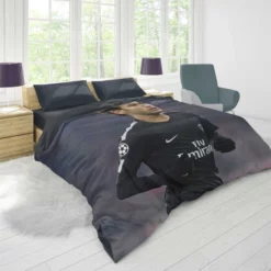 Enduring PSG Football Player Neymar Duvet Cover 1