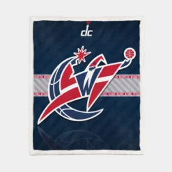 Energetic Basketball Club Washington Wizards Sherpa Fleece Blanket 1