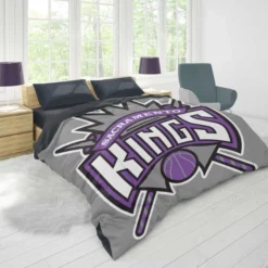 Energetic Basketball Team Sacramento Kings Duvet Cover 1