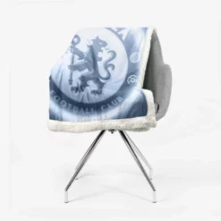 Energetic Chelsea Football Club Sherpa Fleece Blanket 2