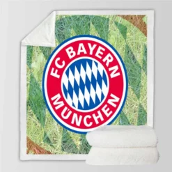 Energetic Football Club FC Bayern Munich Sherpa Fleece Blanket