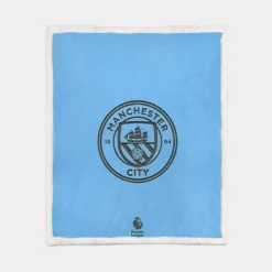 Energetic Football Club Manchester City FC Sherpa Fleece Blanket 1