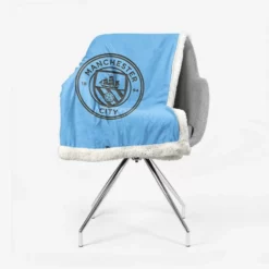 Energetic Football Club Manchester City FC Sherpa Fleece Blanket 2