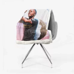 Energetic Football Player Raheem Sterling Sherpa Fleece Blanket 2