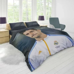 Energetic Football Thibaut Courtois Duvet Cover 1