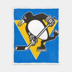 Energetic Hockey Club Pittsburgh Penguins Sherpa Fleece Blanket 1