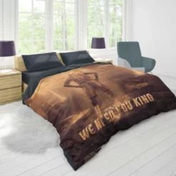 Energetic NBA Basketball Player LeBron James Duvet Cover 1