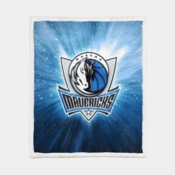 Energetic NBA Basketball Team Dallas Mavericks Sherpa Fleece Blanket 1