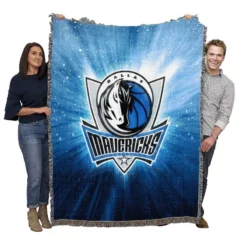 Energetic NBA Basketball Team Dallas Mavericks Woven Blanket