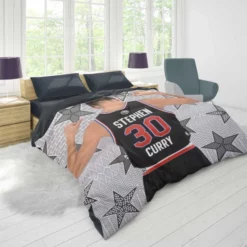 Energetic NBA Stephen Curry Duvet Cover 1