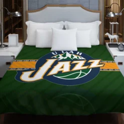 Energetic NBA Team Utah Jazz Duvet Cover