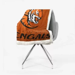 Energetic NFL Football Team Cincinnati Bengals Sherpa Fleece Blanket 2