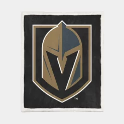 Energetic NHL Club Vegas Golden Knights Sherpa Fleece Blanket 1