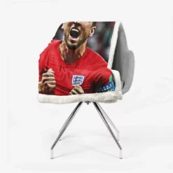 England Captain Harry Kane Football Player Sherpa Fleece Blanket 2