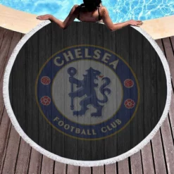 England Football Champions Chelsea Club Round Beach Towel 1